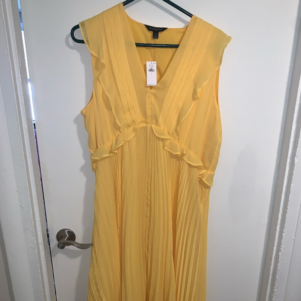Banana Republic Yellow Dress